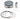 Piston Kit Cast 92.96/Std 10.0:1 Pol VERTEX