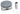 Piston Kit Cast 92.96/Std 10.0:1 Pol VERTEX