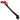 Forged Shift Lever Red Hon ZETA