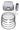 Piston Kit Cast 91.98/Std 10.2:1 Pol VERTEX