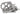 Flo Footpeg Low Silver Yam 10mm Back 12mm Down FLO MOTORSPORTS