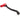 Forged Shift Lever Red Hon ZETA