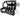 Moto Style Footpeg Set Flat Black 2"X3.125" FLO MOTORSPORTS