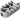 Moto Style Shifter Pegs Silver FLO MOTORSPORTS