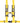 PRP 4.2 4-Point Auto Buckle H-style Harness - Yellow PRP