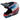 Troy Lee Designs SE4 Polyacrylite Helmet w/MIPS Skooly Blue/Orange Troy Lee Designs