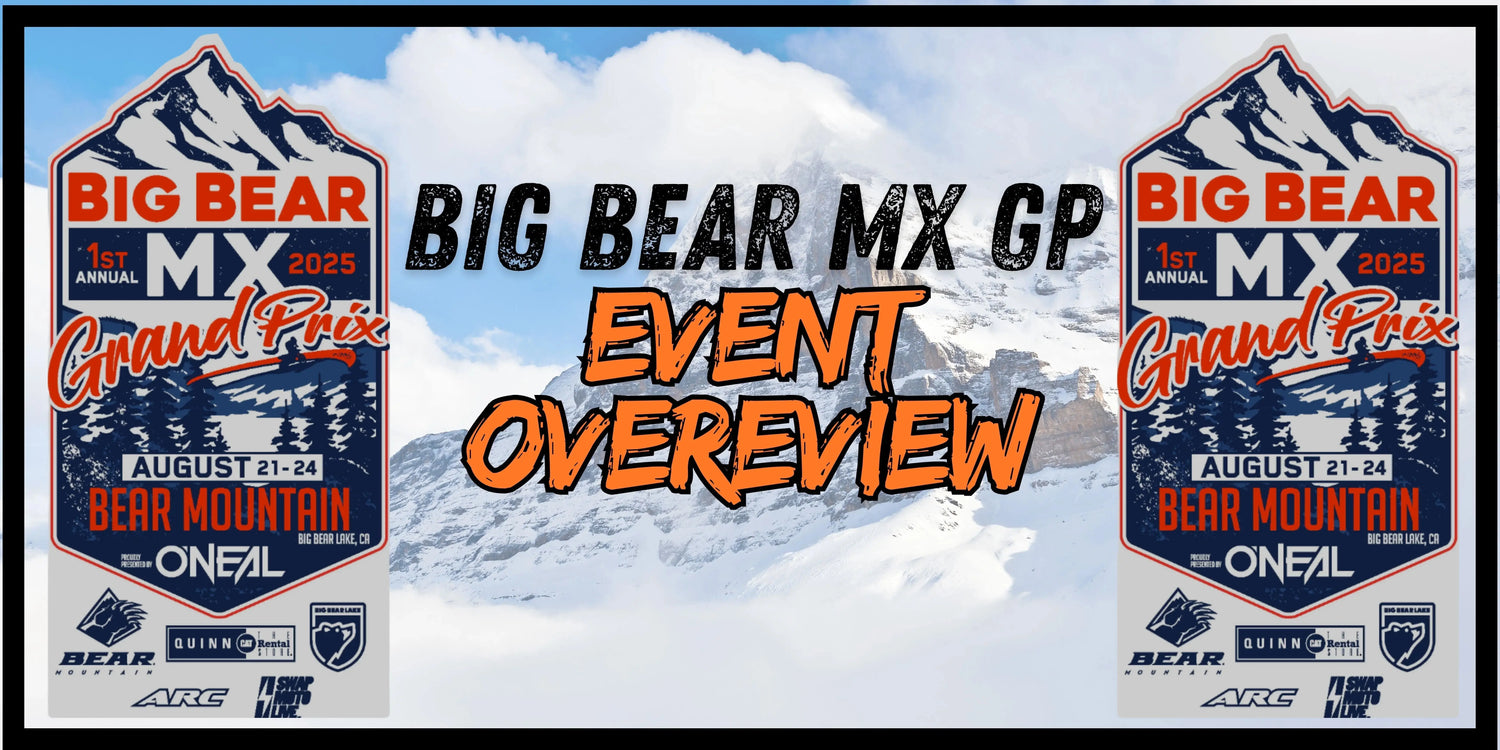 Big Bear MX Grand Prix 2025 logo by O’NEAL motocross event at Bear Mountain Ski Resort