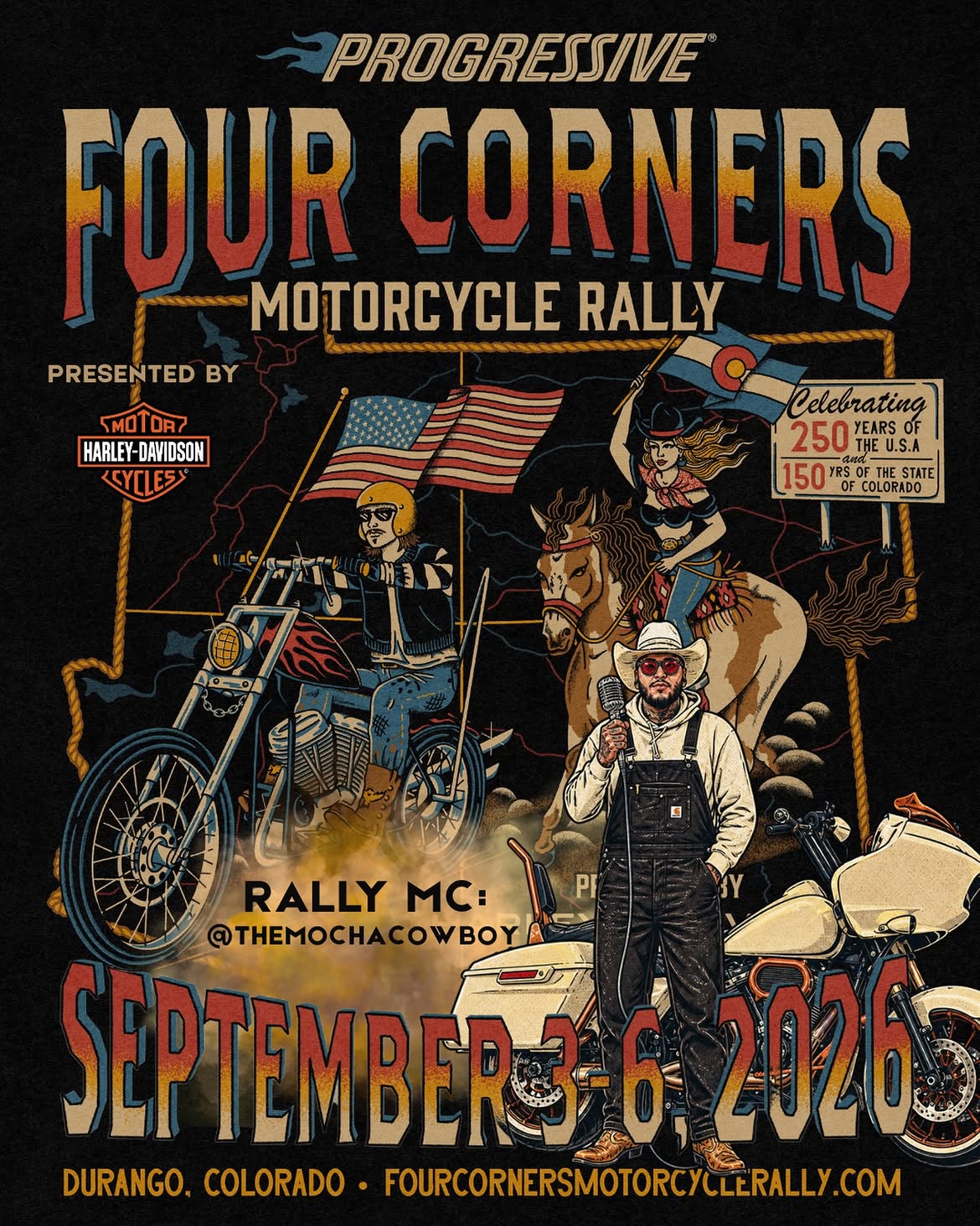 Everything You Need to Know About the Progressive Four Corners Motorcycle Rally 2026