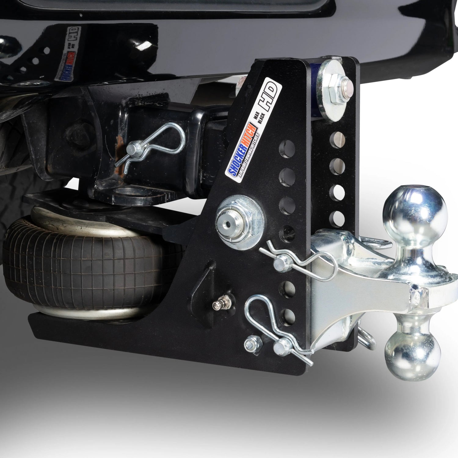 Shocker Hitch Max Black HD Air Hitch - 20,000 lbs GTW
