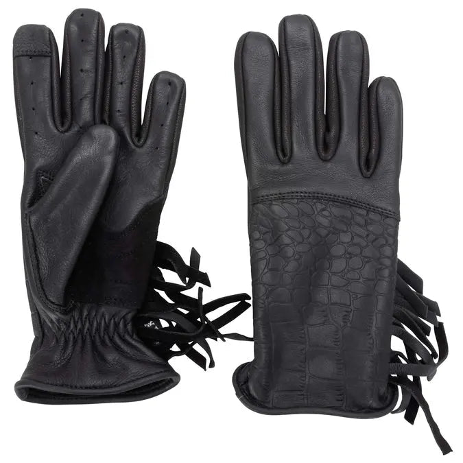 Alligator Gloves with Tassels AXEL CO