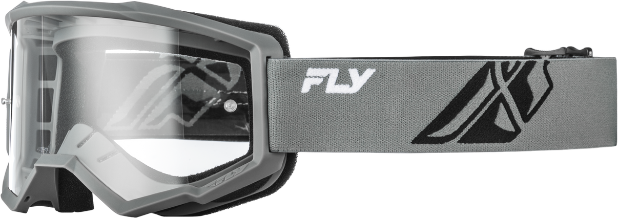 Focus Goggle Grey/Black W/ Clear Lens