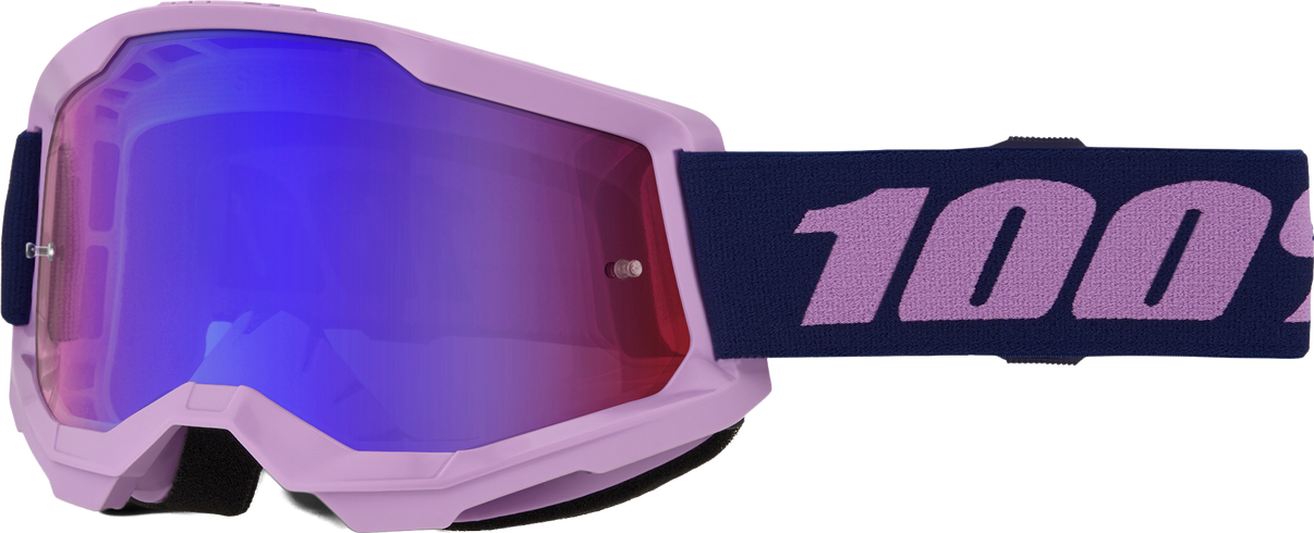 Strata 2 Goggle Purple Red/Blue Mirror Lens