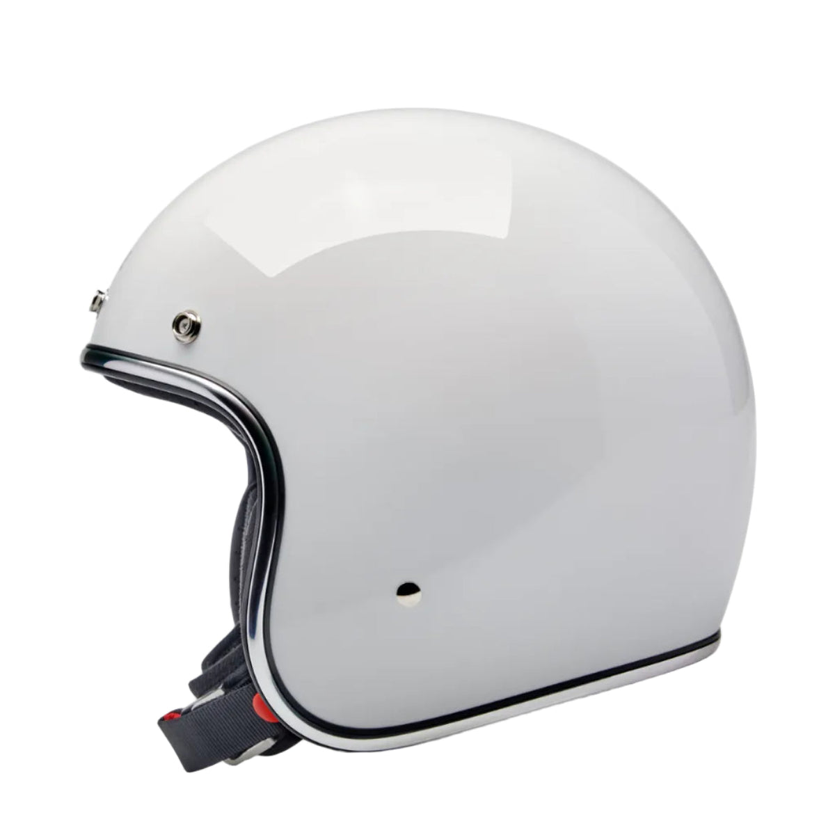 Biltwell Bonanza Helmet - Gloss White – product view 1