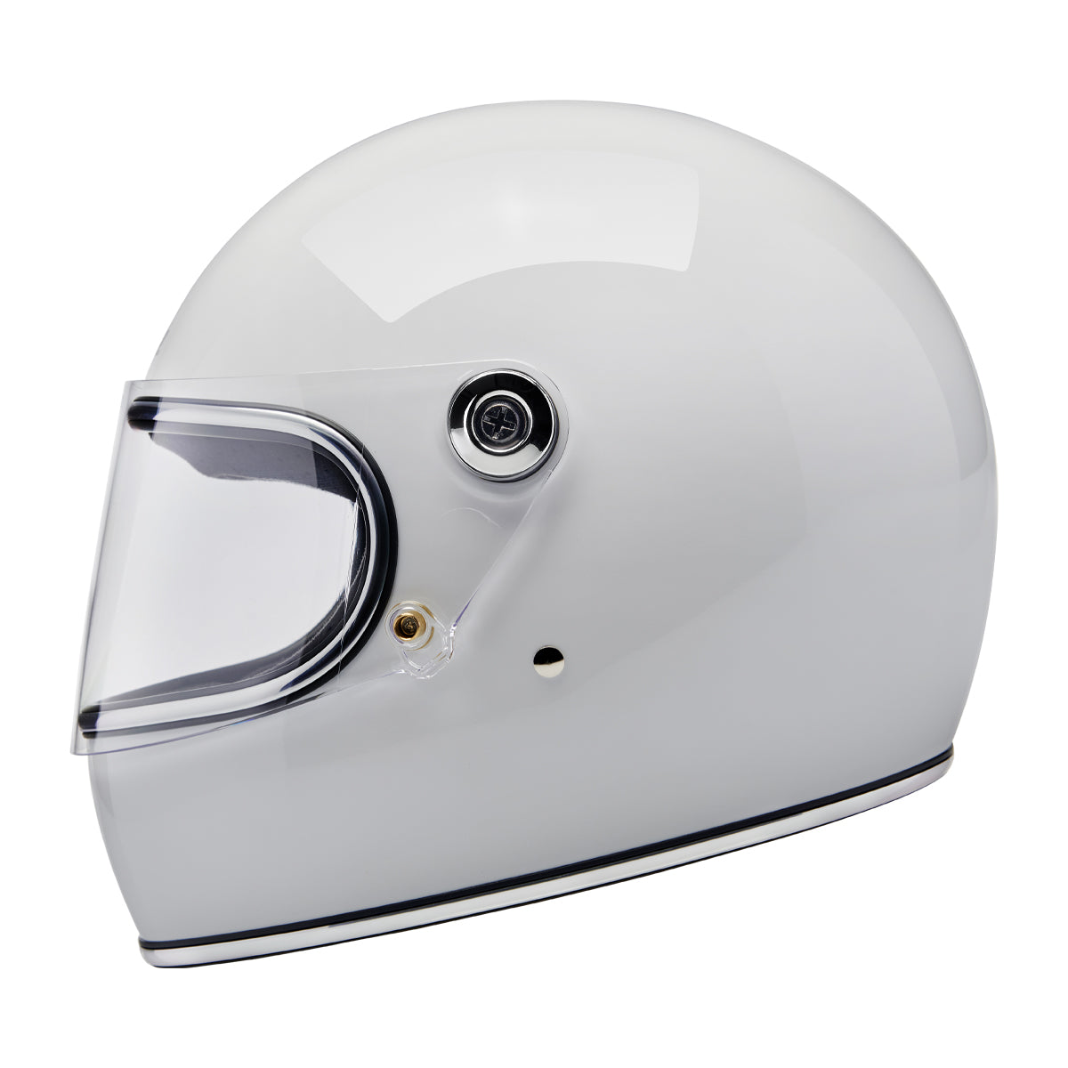 Biltwell Gringo S Helmet - Gloss White – product view 1