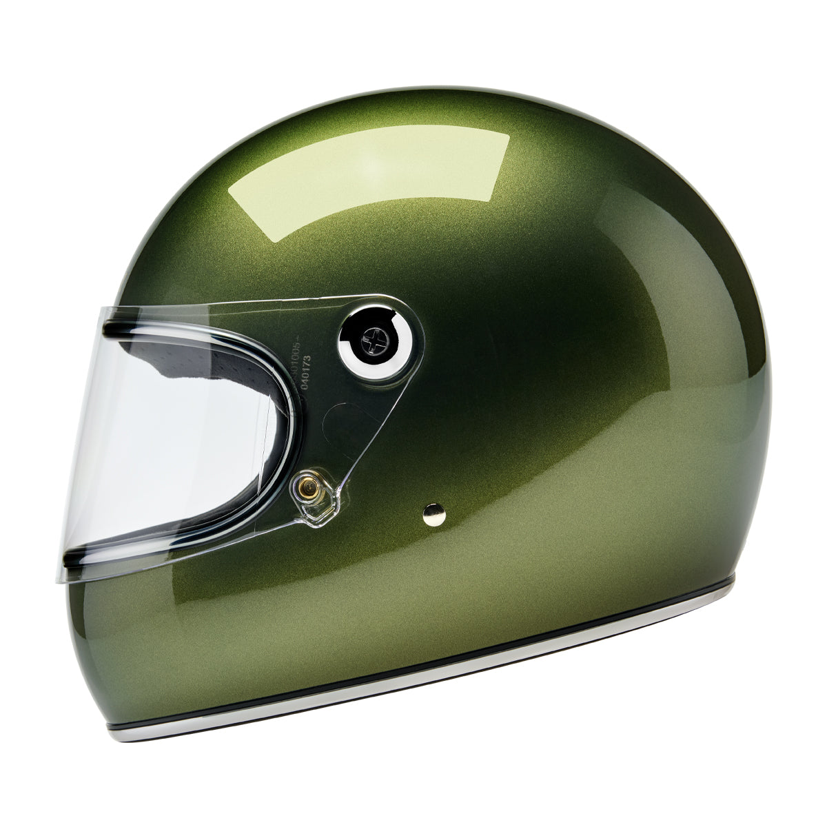 Biltwell Gringo S Helmet - Metallic Dart Green – product view 1