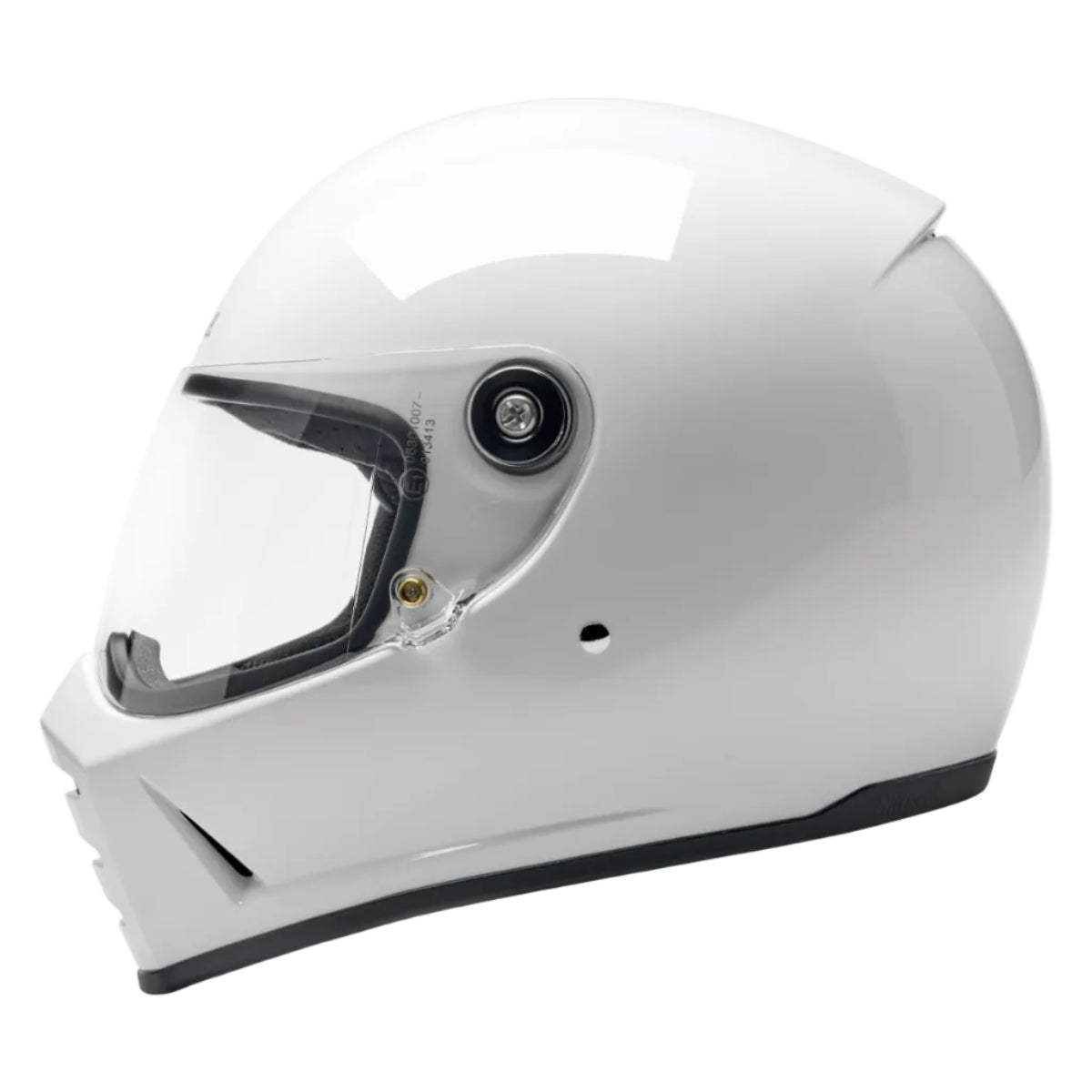Biltwell Lane Splitter Helmet - Gloss White – product view 1