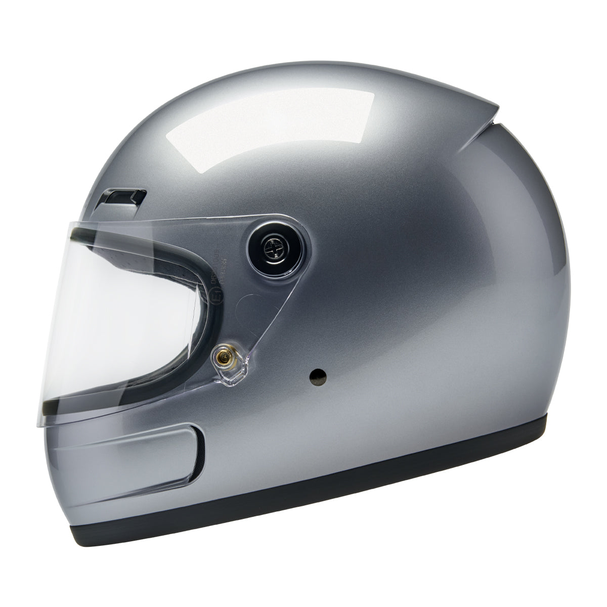 Biltwell Gringo SV Helmet - Gloss Silver – product view 1