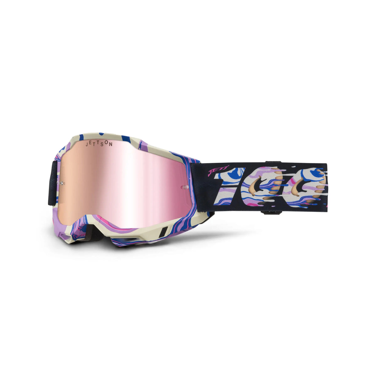 100% Accuri 2 Goggle 2/Pk Le Jett Lawrence Donut with Mirror Lens 100-PERCENT