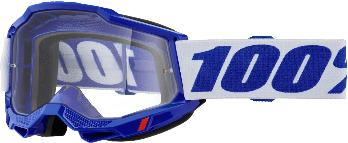 100% Accuri 2 Goggle Blue with Clear Lens 100-PERCENT
