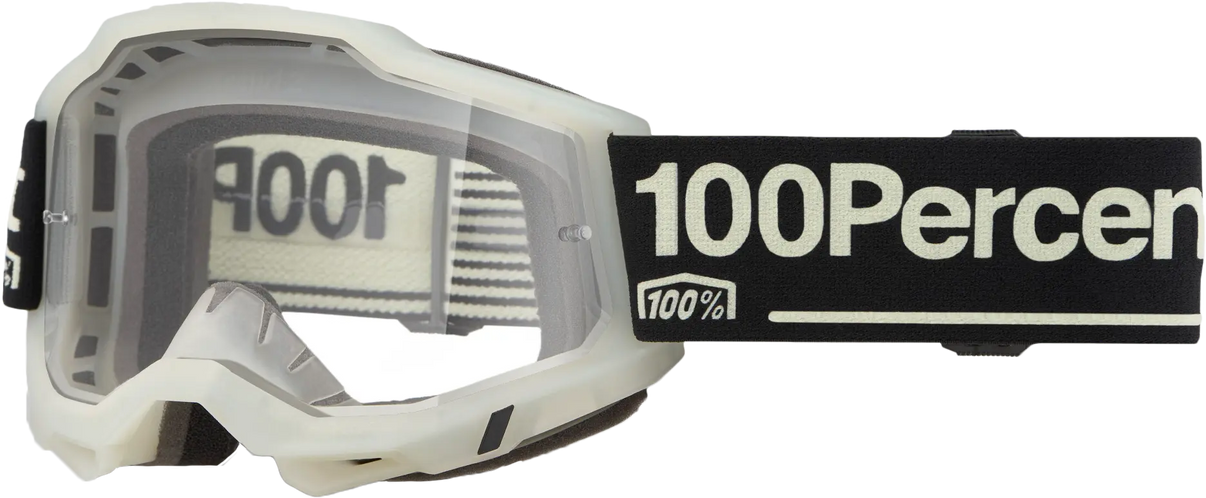 100% Accuri 2 Goggle Glow with Clear Lens 100-PERCENT