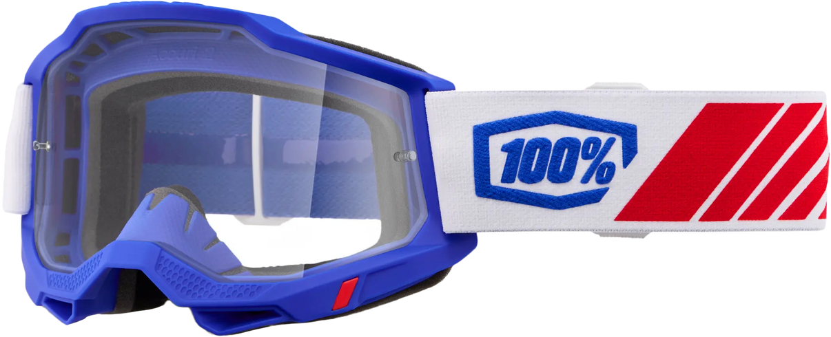 100% Accuri 2 Goggle Kolby with Clear Lens 100-PERCENT