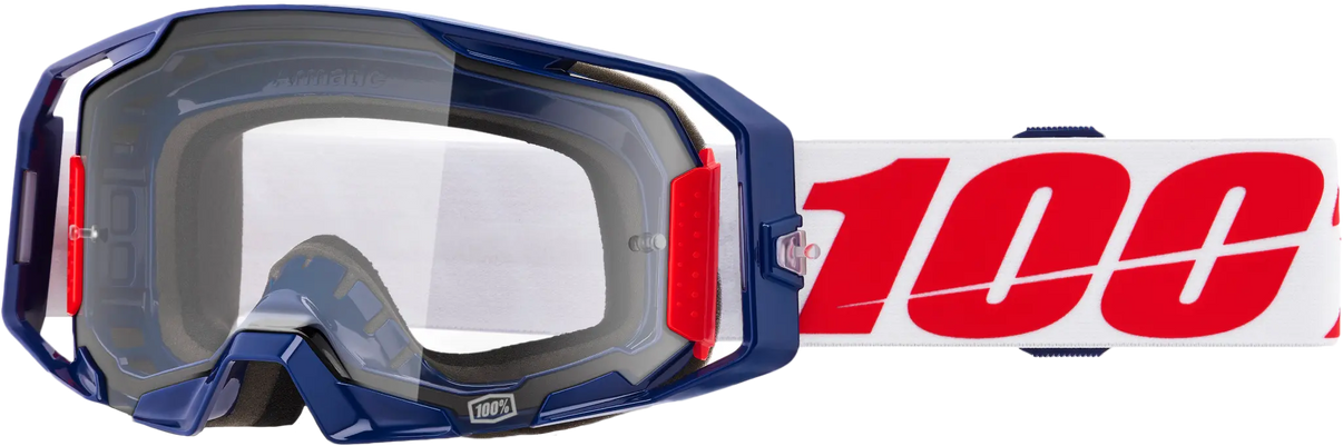 100% Armatic Goggle Mach Z with Clear Lens 100-PERCENT
