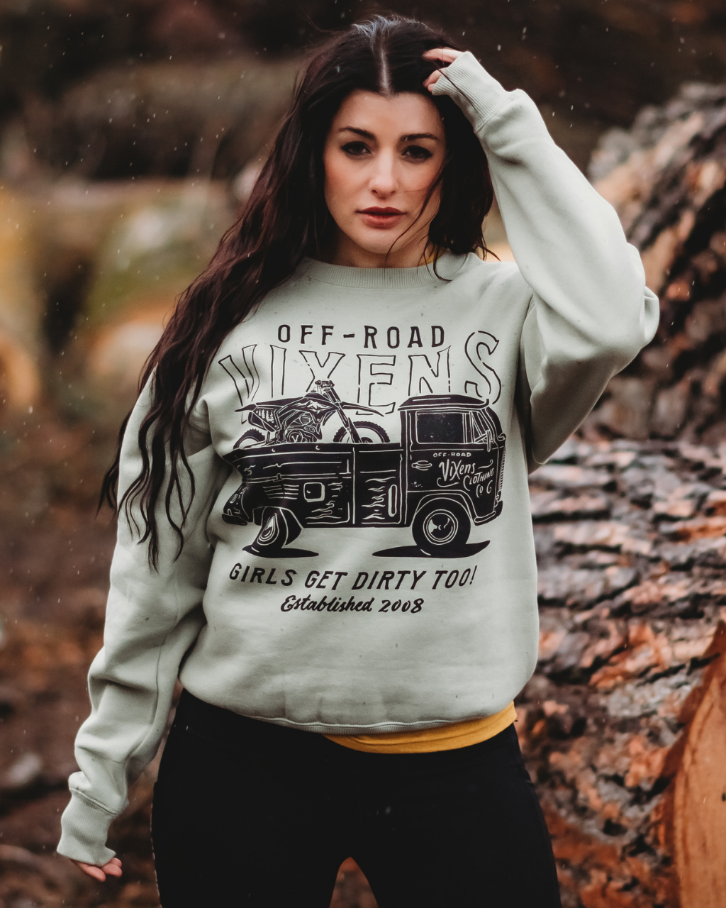 Magic Bus Unisex Crew Sweatshirt OFF-ROAD VIXENS CLOTHING CO.