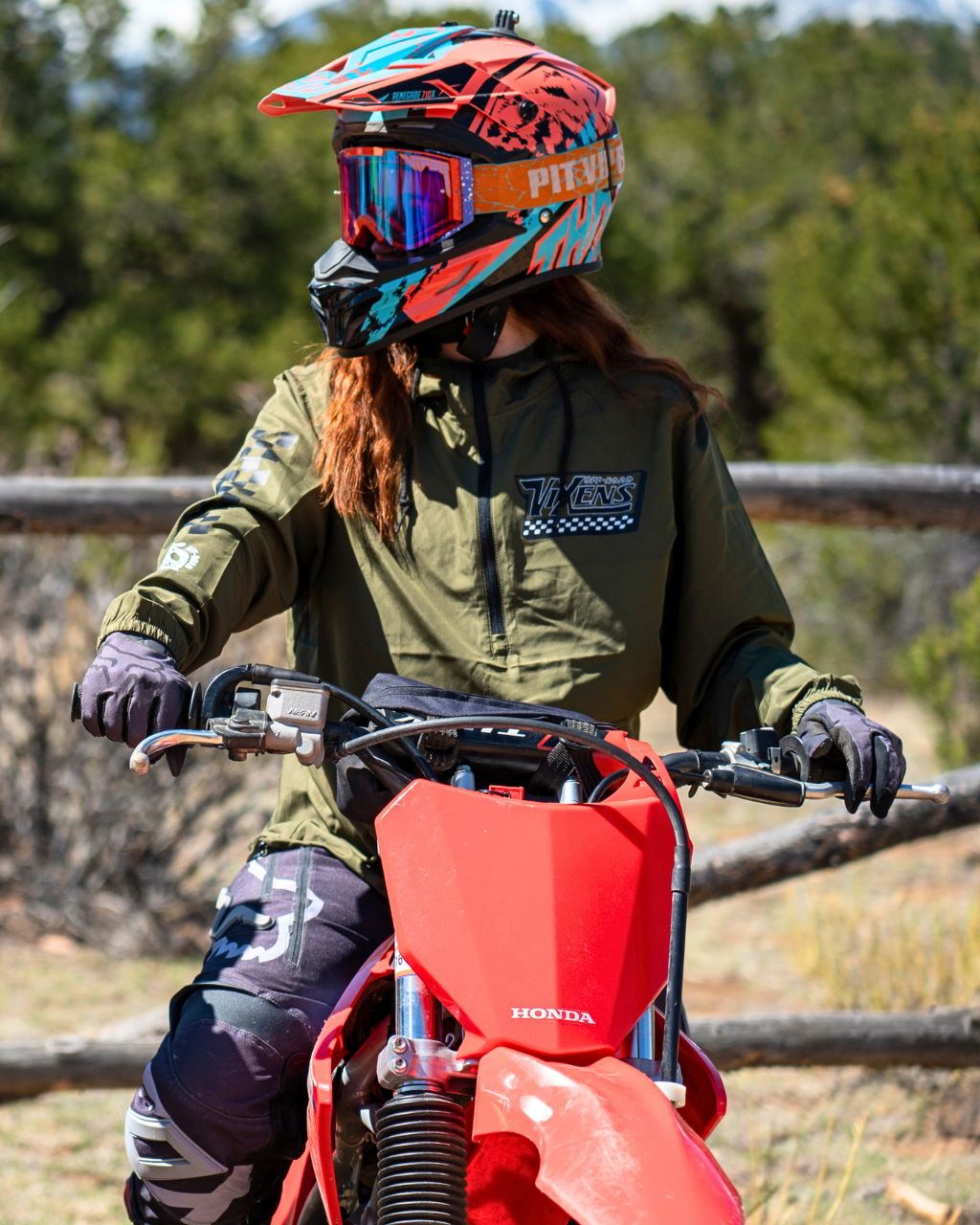 Off the Wall Pullover Windbreaker OFF-ROAD VIXENS CLOTHING CO.