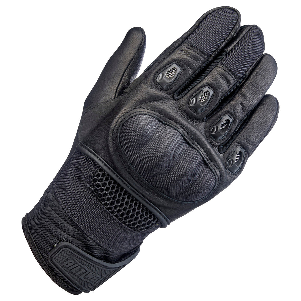 Biltwell Bridgeport Gloves - Black Out – product view 1
