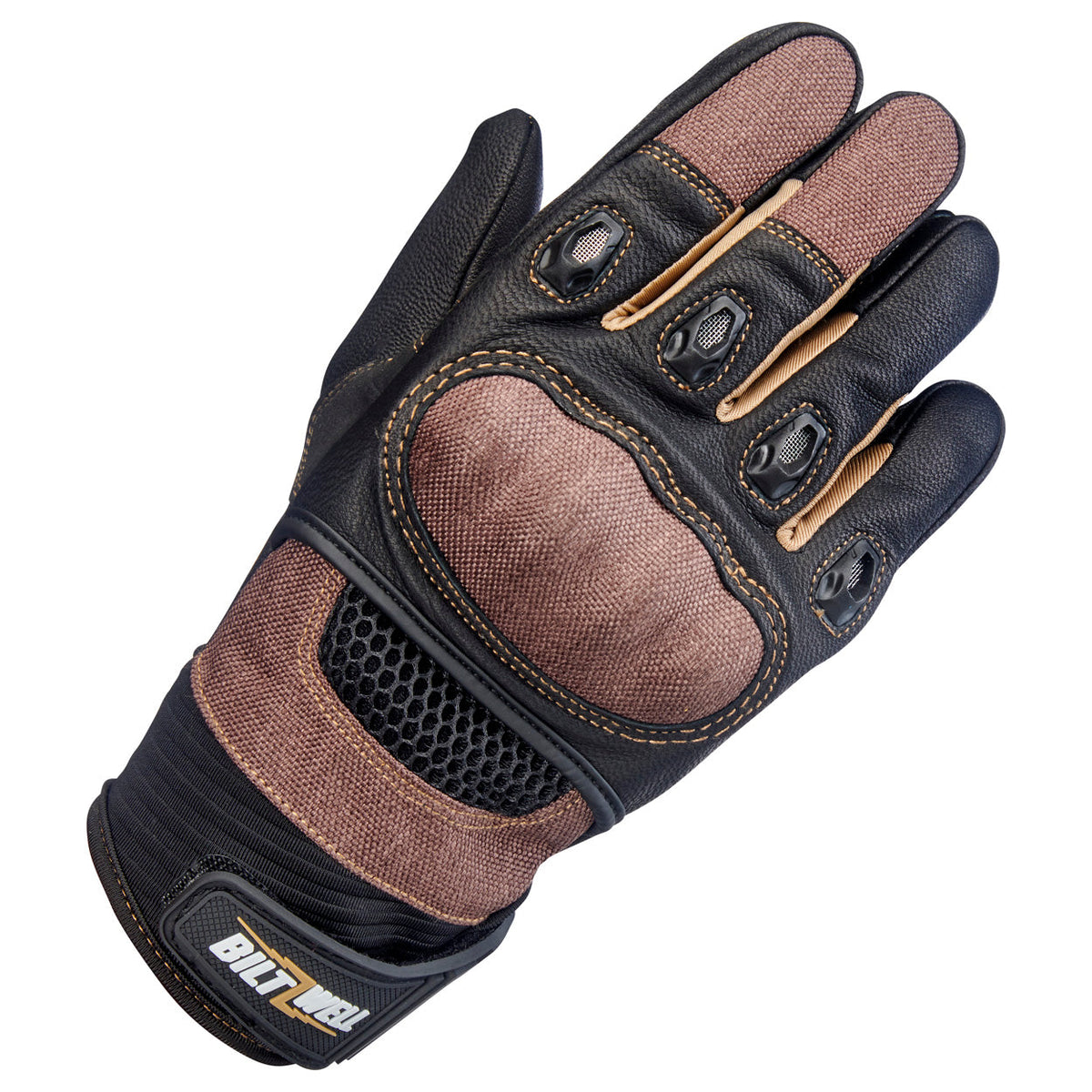 Biltwell Bridgeport Gloves - Chocolate – product view 1