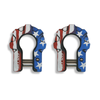 3/4'' Extreme duty Aluminum D-Shackle set (9T) (LIFETIME WARRANTY*)