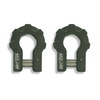 3/4'' Extreme duty Aluminum D-Shackle set (9T) (LIFETIME WARRANTY*)
