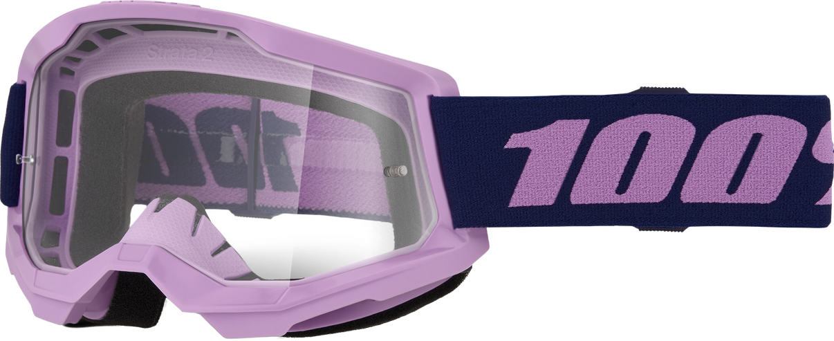 Strata 2 Goggle Purple Clear Lens