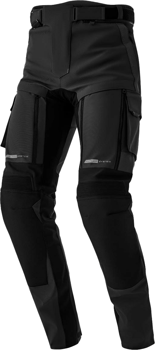 RST Pro Series Adventure D3O Short Leg Textile Pants - Black