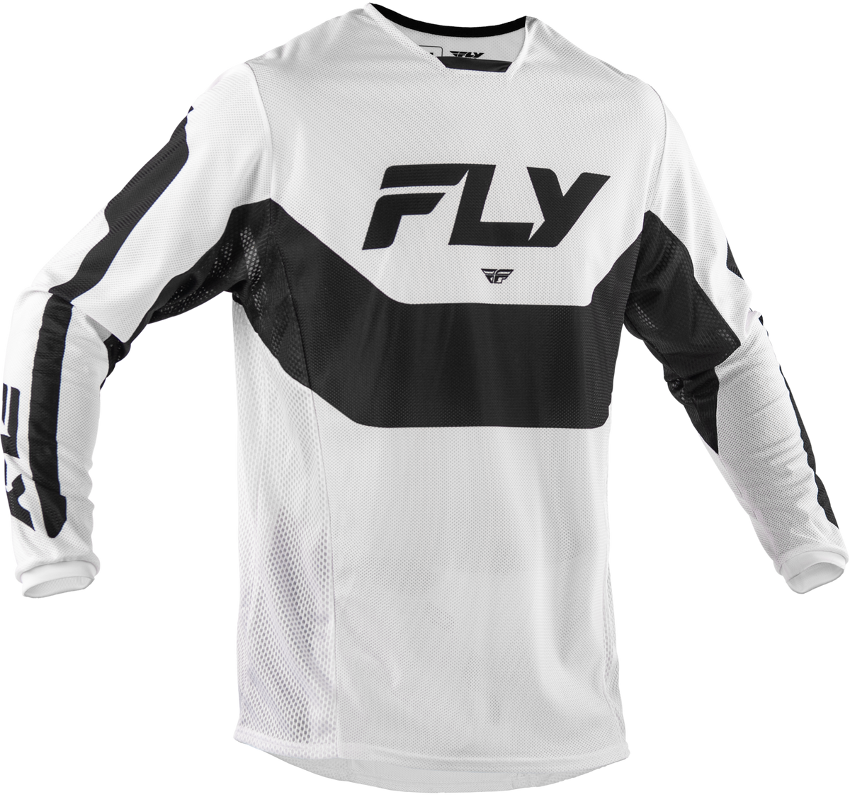 FLY Racing Kinetic Mesh Jersey - White/Black