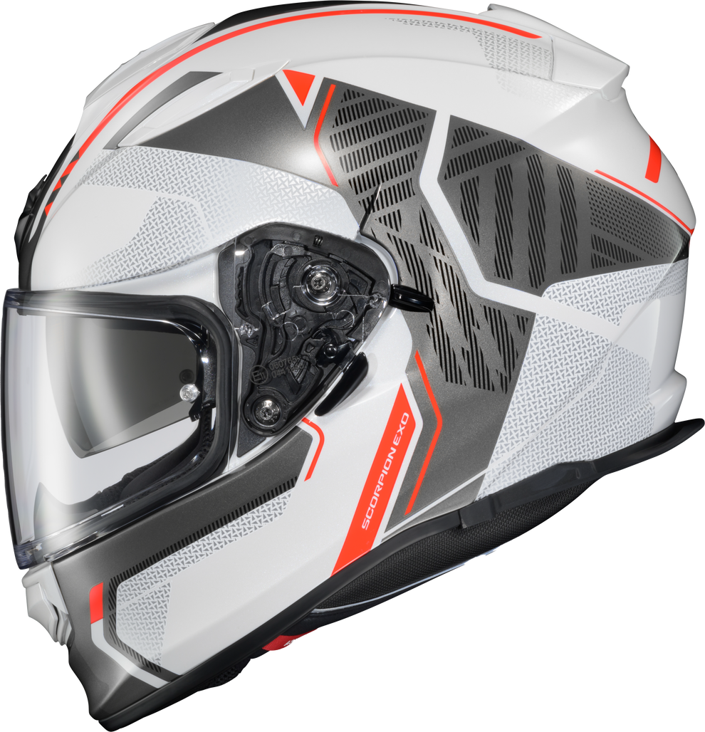 Scorpion EXO-RYZER Full Face Helmet - Switch White/Grey – LiveTheGnar