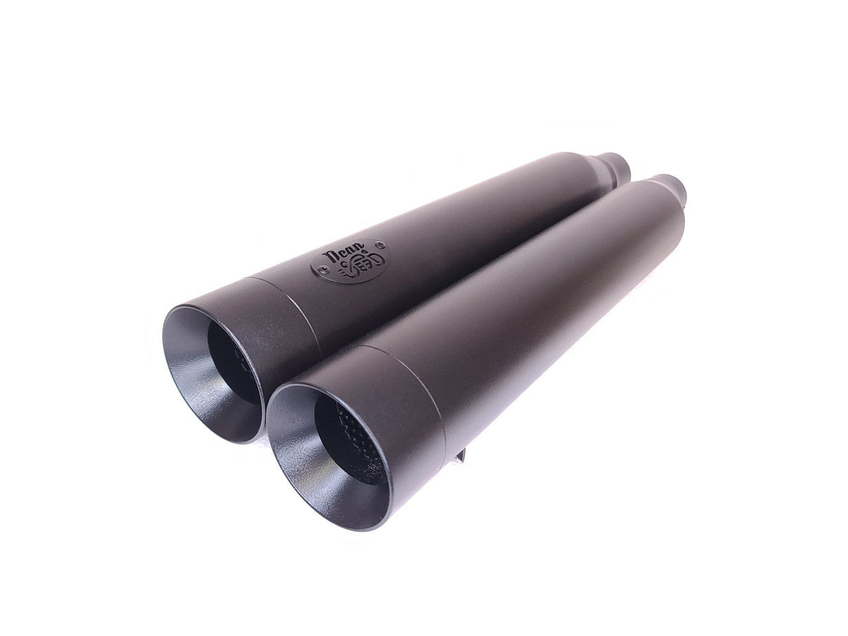 Rampage Muffler Set - Black for Indian Chief | 2022+ - LiveTheGnar