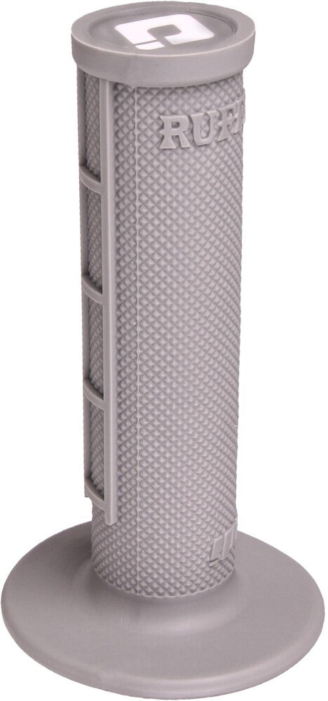 ODI Ruffian Soft Compound Half Waffle Lock On Grip - Grey - LiveTheGnar