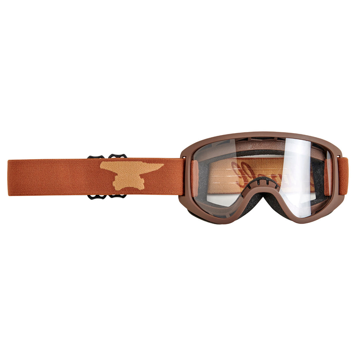 Biltwell Moto 2.0 Goggle - Script Chocolate – product view 1
