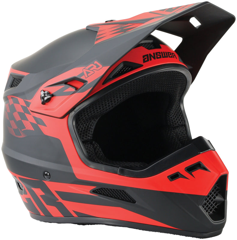 Answer AR1 Sweep Youth Helmet - Black/Red