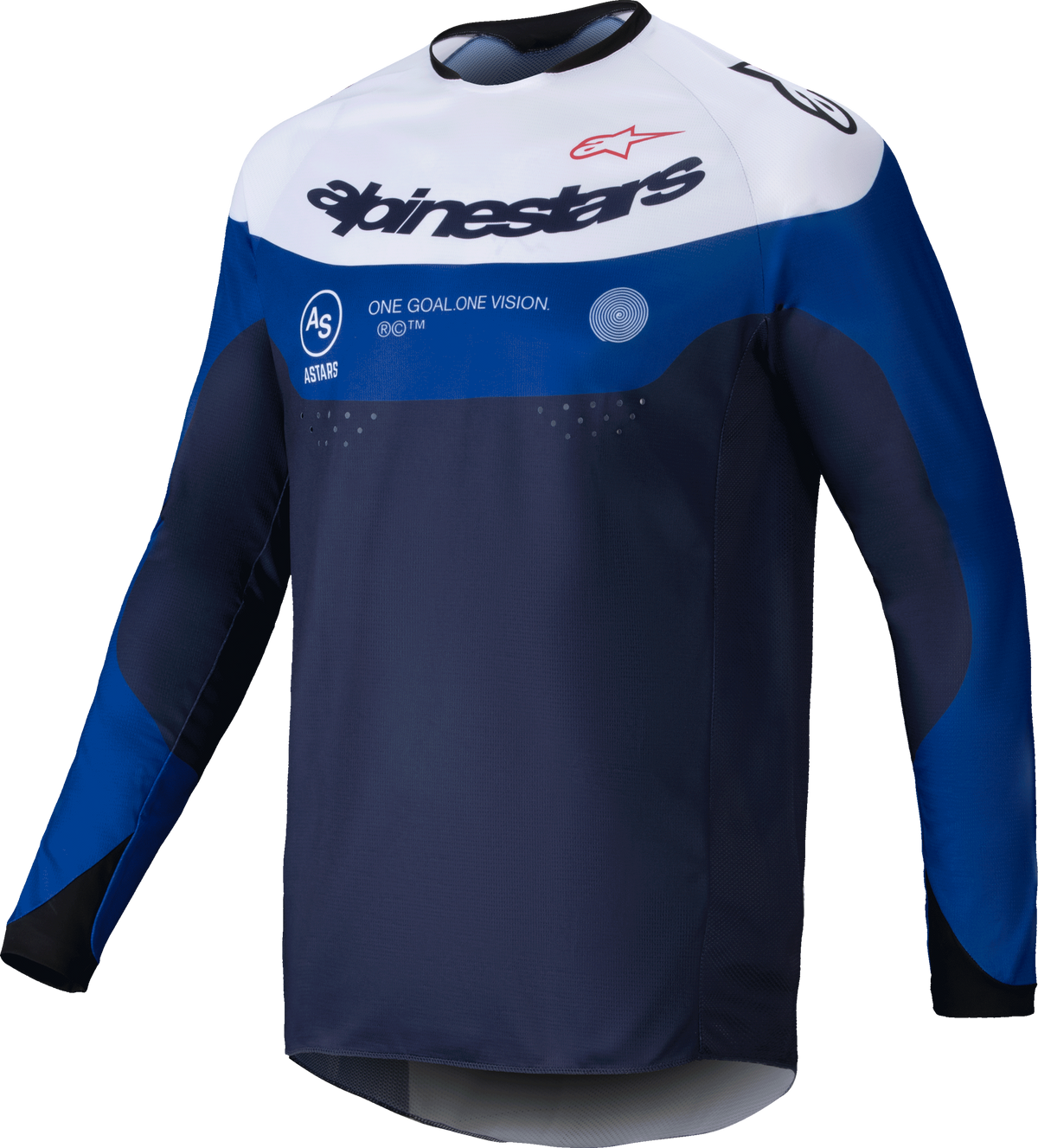 Alpinestars Pro-Dura Jersey - Navy/Bright Blue/White
