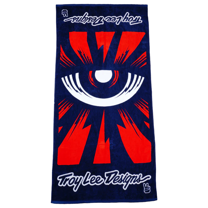 Troy Lee Designs - Beach Towel Cyclops Blue Troy Lee Designs