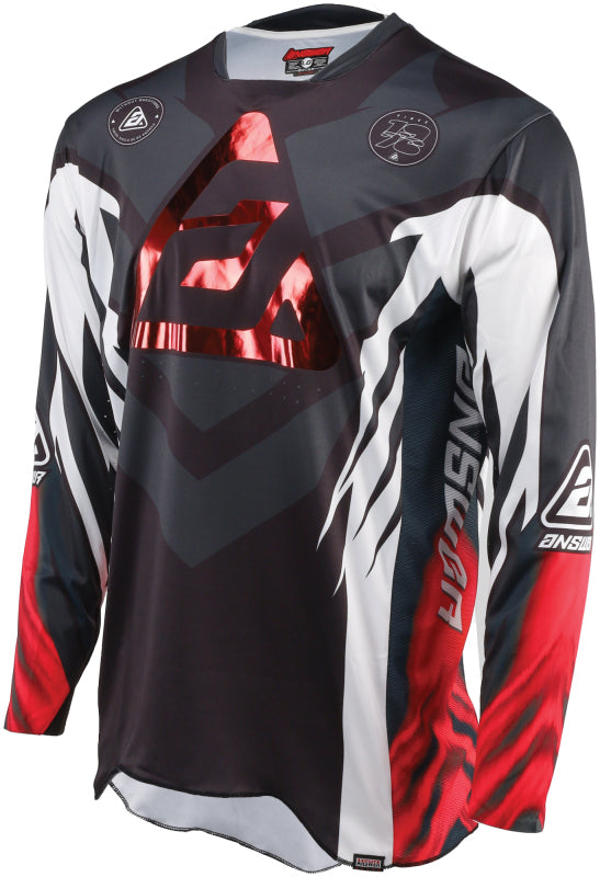 Answer Elite Xotic Jersey - Crimson/Black