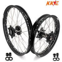 KKE 21/18 Enduro Dirtbike Wheel Rim For SUZUKI DRZ400 DRZ400S DRZ400E Black Hub & Rim - LiveTheGnar