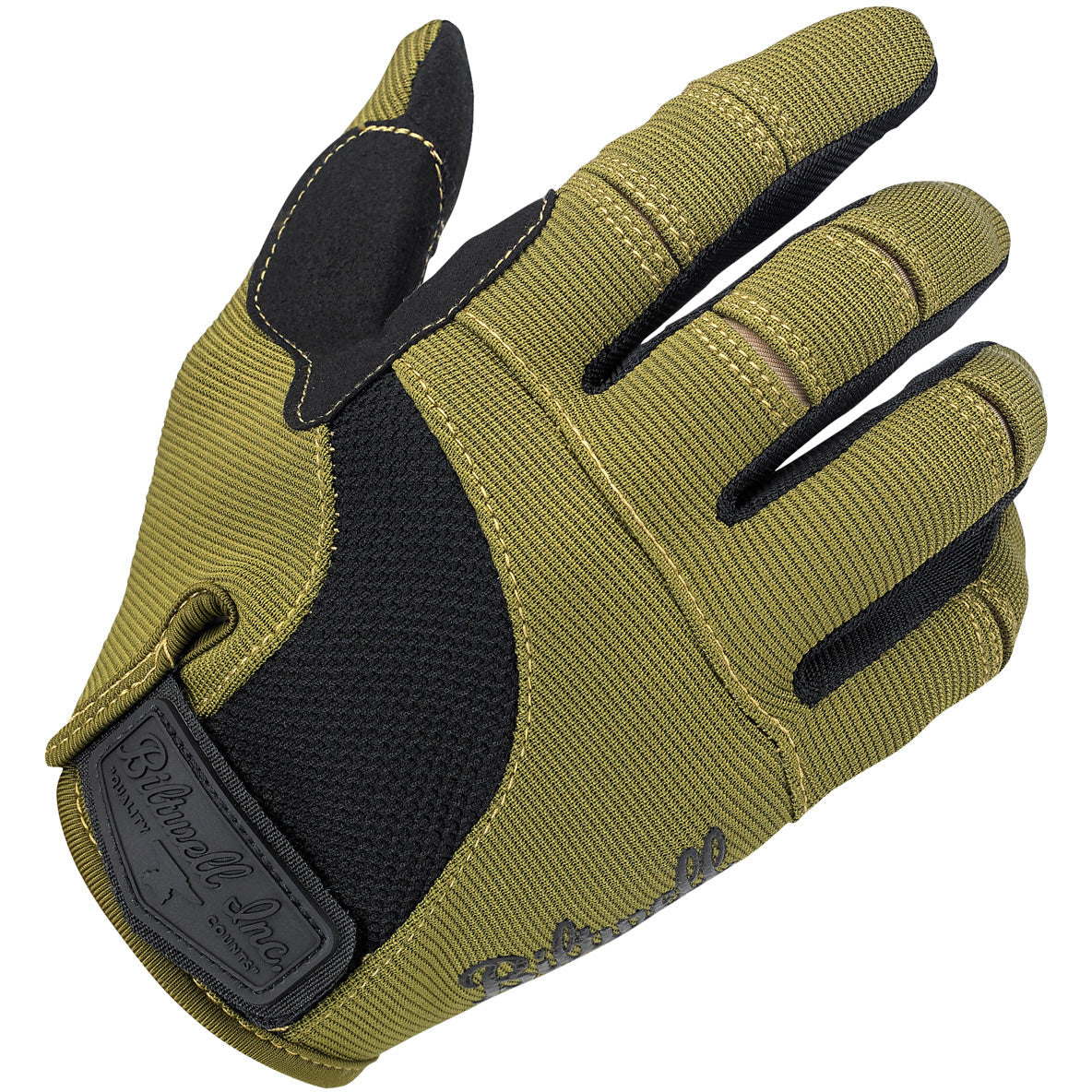 Biltwell Moto Gloves - Olive/Black – product view 1