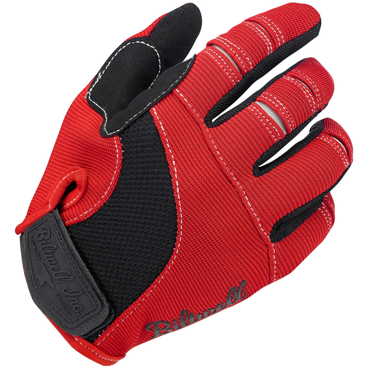 Biltwell Moto Gloves - Red/Black/White – product view 1
