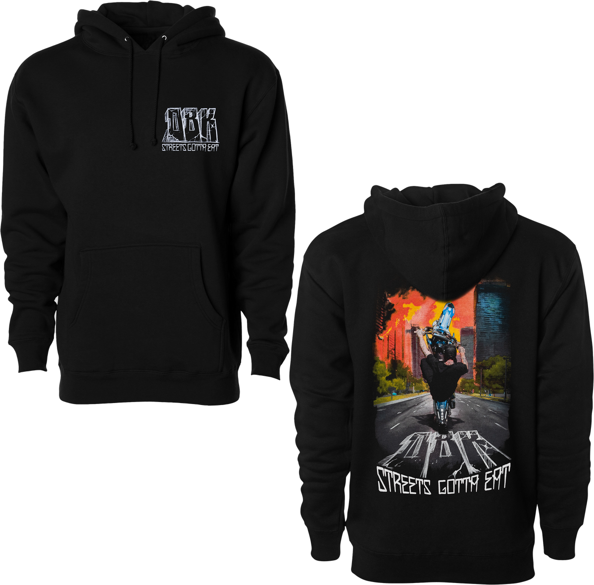 DBK Streets Gotta Eat Hoodie - Black
