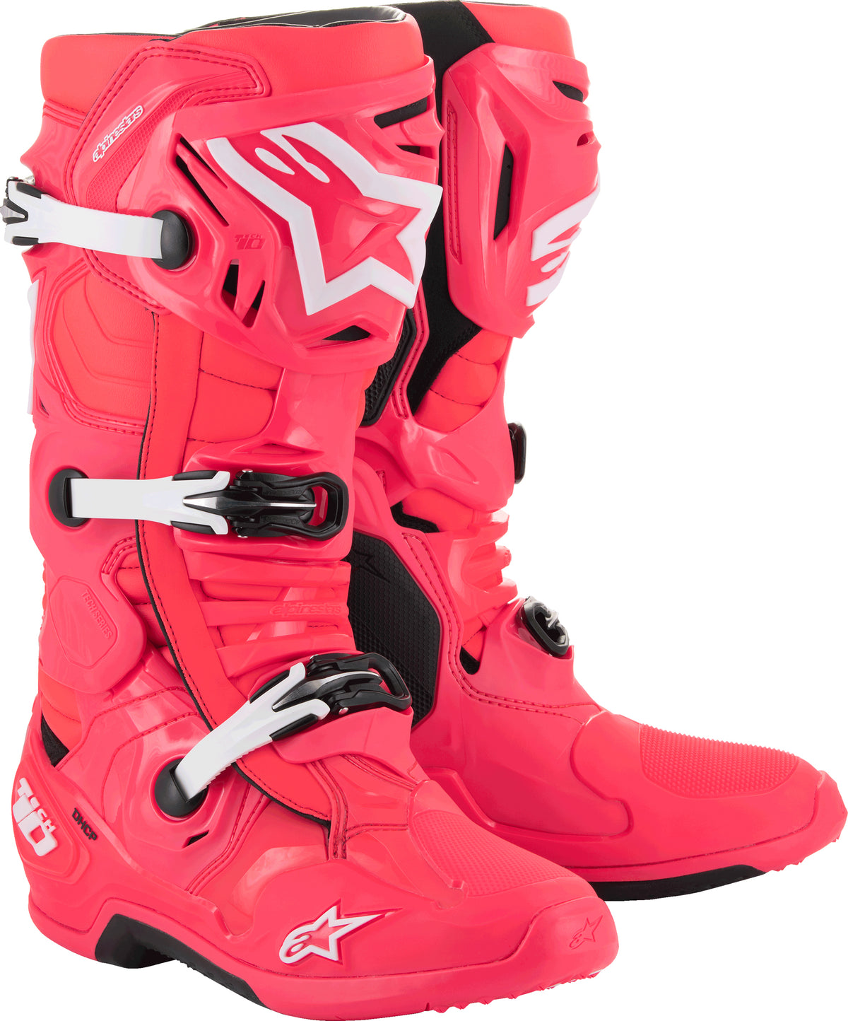 Alpinestars Tech 10 Boots - Diva Pink/White