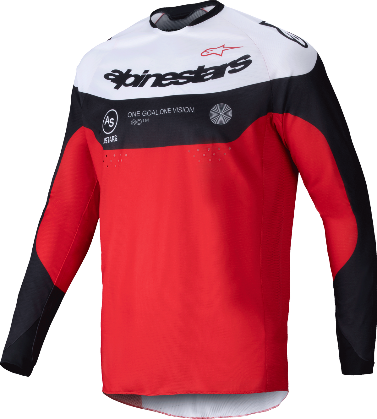 Alpinestars Pro-Dura Jersey - Black/Bright Red/White