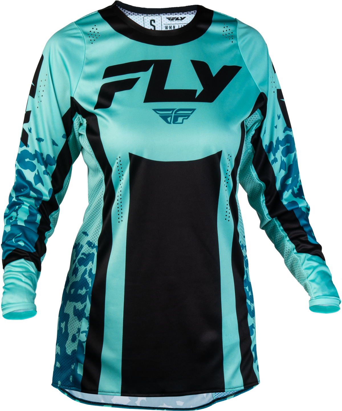 FLY Racing 2027 Women's Lite Flake Jersey - Aqua/Teal/Black